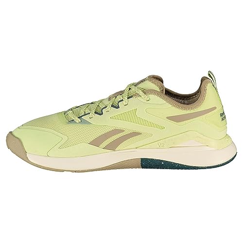 Reebok Nanoflex Adventure TR 2, Zapatillas Mujer, Citrus Glow Boulder Beige F23 Aros Azul F23, 39 EU