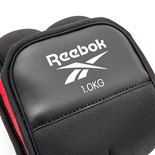 Reebok Pesos de Tobillo-1.5Kg, Unisex-Adult, Negro, 1.5 KG