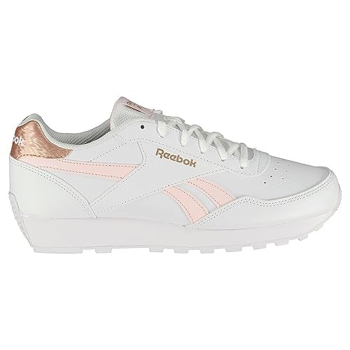 Reebok Rebobinado, Zapatillas Mujer, Porcelana Blanca Rosa Oro Rosa, 39 EU