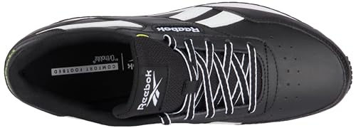 Reebok Rewind Run Ripple, Zapatillas Unisex Adulto, Core Black/FTWR White/Laser Lime F23, 45 EU