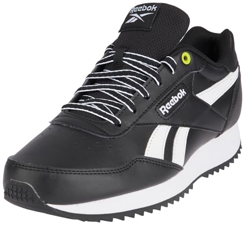 Reebok Rewind Run Ripple, Zapatillas Unisex Adulto, Core Black/FTWR White/Laser Lime F23, 45 EU