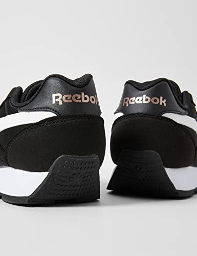 Reebok Rewind Run, Zapatillas Mujer, Core Black White Blush Metal, 41 EU