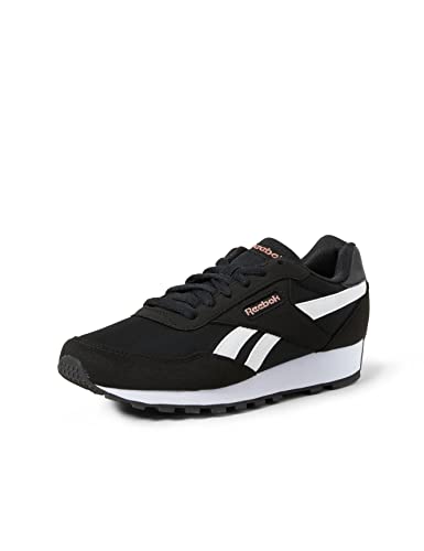 Reebok Rewind Run, Zapatillas Mujer, Core Black White Blush Metal, 41 EU