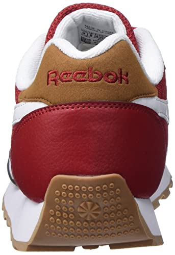 Reebok Rewind Run, Zapatillas Unisex Adulto, Flash Red Wild Brown FTWR White, 42 EU