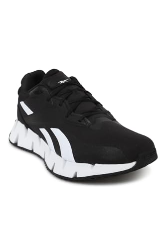 Reebok ZIG DYNAMICA 4, Zapatillas de Running Unisex Adulto, NEGBÁS/FTWBLA/NEGBÁS, 45 EU