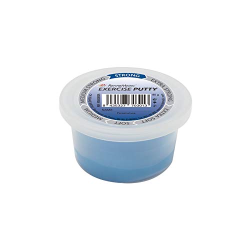 RehabMedic Exercise Putty Azul 85g Masilla para ejercicios de mano