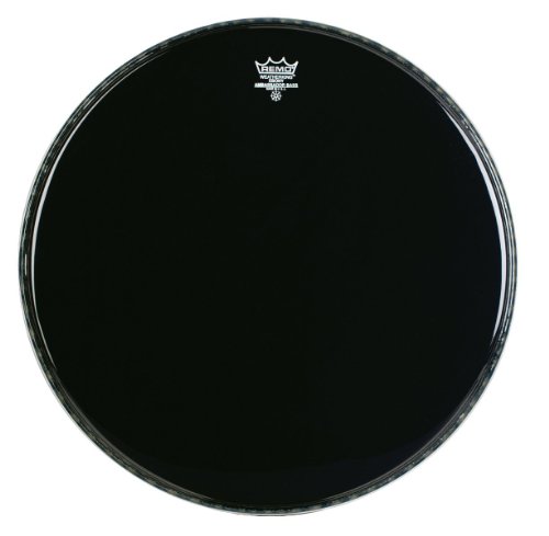 Remo Bajo, AMBASSADOR®, EBONY®, 24" de diámetro