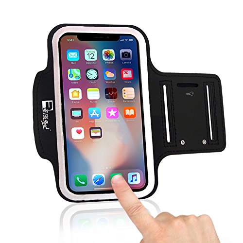 RevereSport Brazalete Deportivo iPhone 11. Antideslizante contra Sudor Armband para Correr, Fitness. Gimnasio, Ciclismo. Teléfono Funda de Ejercicio