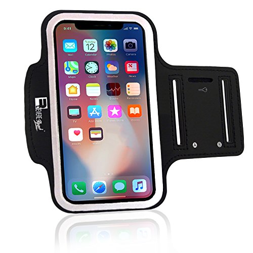 RevereSport Brazalete Deportivo iPhone 11. Antideslizante contra Sudor Armband para Correr, Fitness. Gimnasio, Ciclismo. Teléfono Funda de Ejercicio