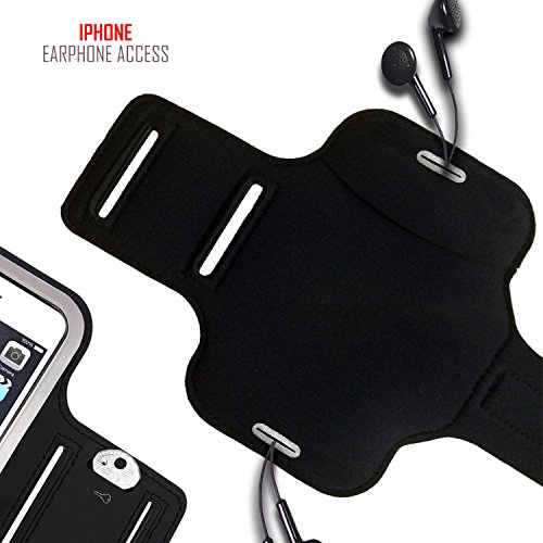 RevereSport Brazalete Deportivo iPhone 11. Antideslizante contra Sudor Armband para Correr, Fitness. Gimnasio, Ciclismo. Teléfono Funda de Ejercicio