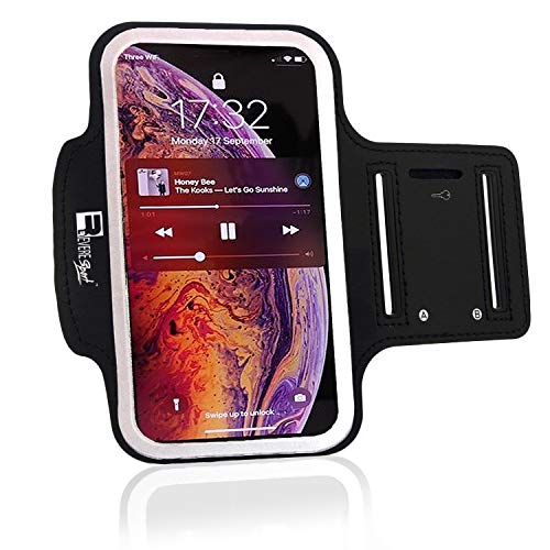 RevereSport Brazalete Deportivo iPhone 13 Pro. Antideslizante contra Sudor Armband para Correr, Fitness. Gimnasio, Ciclismo. Teléfono Funda de Ejercicio