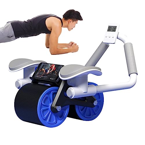 Rodillo Rebote Automático | Equipo Entrenamiento Rodillos AB | Rueda Ruedas Plank AB para Entrenador Core | Abs Roller Wheels Gym Accesorios Ejercicio En Casa