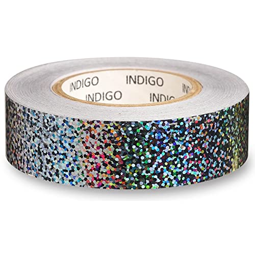 Rollo Adhesivo para Gimnasia Rítmica CRYSTAL INDIGO 20mm*14m (Plata)