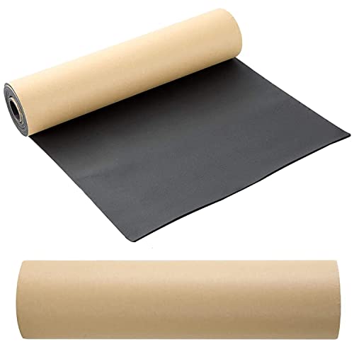 Rollo de Goma Eva de Espuma Autoadhesiva 3mm de Espesor con Respaldo Adhesivo Cortada a Múltiples Dimensiones y Longitudes para DIY 200 x 29 cm Negro