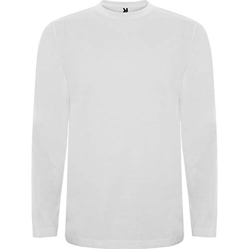 ROLY Camiseta Extreme 1217 Hombre Manga Larga Blanco 01 L