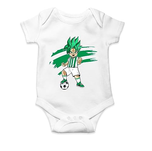 Ropa4 Body de manga corta Goku Betis 23-24 (2- body 6 meses)(Blanco manga corta)