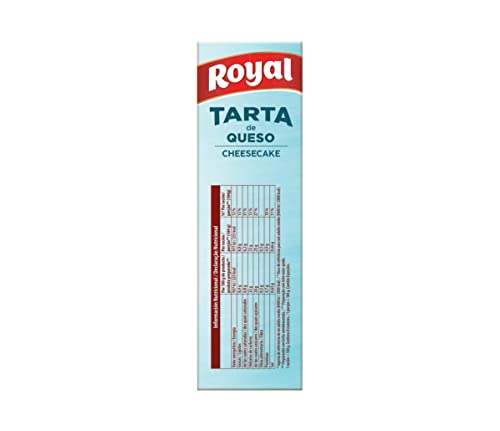 Royal Cheesecake Tarta de Queso con Cobertura de Fresa, sin Horno 8 Raciones, 325g