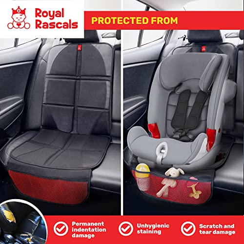 Royal Rascals- Protector para el Asiento del Coche - Protege la tapicería con una Cubierta Acolchada - Protección Resistente contra Las Manchas