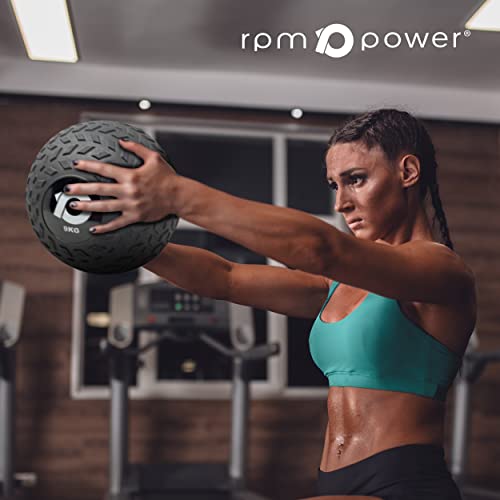 RPM Power Pelota de PVC para entrenamiento de fuerza, entrenamiento pliométrico, entrenamiento cruzado, entrenamiento HIIT, ejercicios básicos (3 kg)