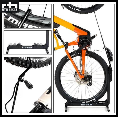 RTR Bikes Brutus UP Pro Professional - Soporte de Bicicleta Independiente - Ideal para tu Garaje, casa o Tienda de Bicicletas