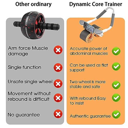 Rueda Abdominal automática del Rebote，Rueda del Rodillo del la Fuerza casera de la Aptitud Que Entrena Las Herramientas multifuncionales del Gimnasio