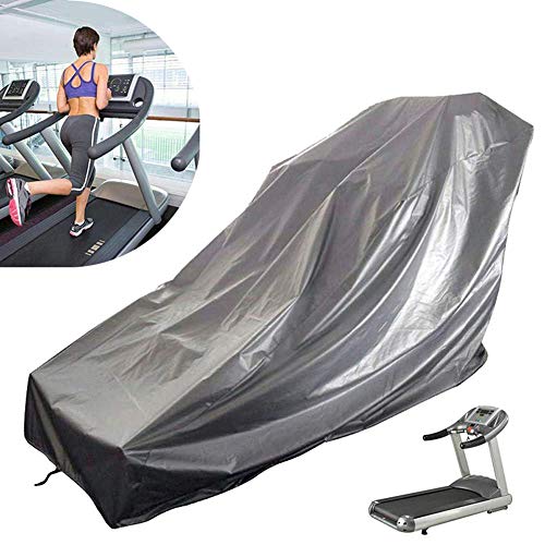 RUNMIND Cubierta impermeable para cinta de correr para almacenamiento exterior, cubierta protectora plegable a prueba de polvo, resistente al agua y a la lluvia exterior y al sol.