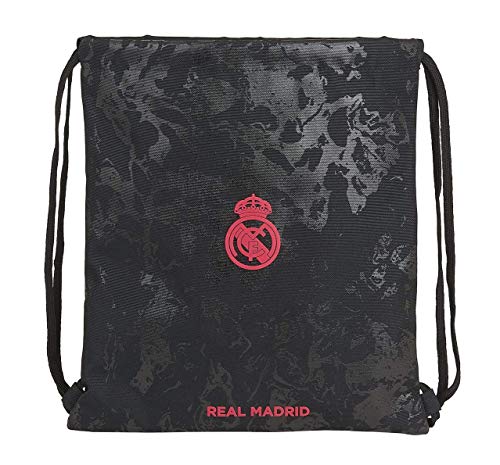 Safta 612157196 Saco mochila plano cuerdas Real Madrid CF