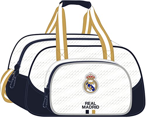 Safta BOLSA DEPORTE REAL MADRID 1ª EQUIP. 23/24, Blanco