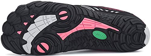 SAGUARO Minimalistas Zapatillas de Deporte Exterior Interior para Hombre Mujer Surf Escarpines Playa Natación Respirable Antideslizante Playa Natación Aire Libre,SC Rosa 39 EU