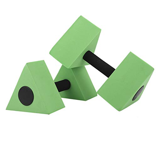 SALUTUYA Gimnasio Robusto con Mancuernas 2PCS Niños Natación Equipo de Gimnasia(Green)