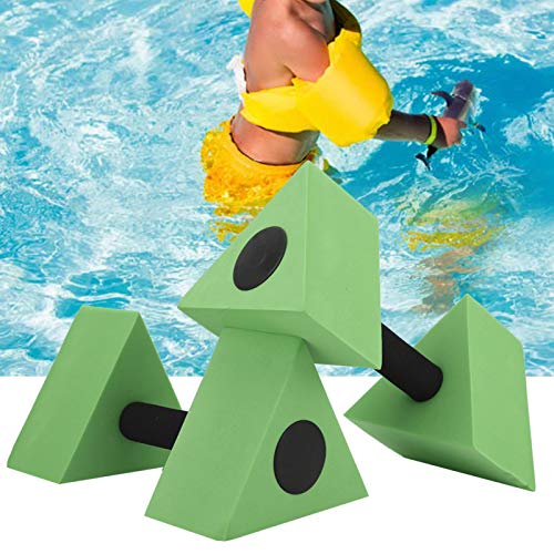 SALUTUYA Gimnasio Robusto con Mancuernas 2PCS Niños Natación Equipo de Gimnasia(Green)