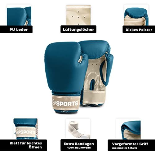 ScSPORTS 04 - Set de Boxeo (25 kg, 12 onzas (340 g))