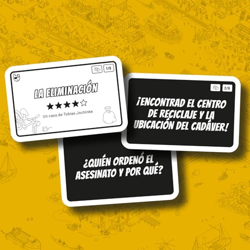 SD GAMES Micro Macro Showdown - Juego Detectives para Resolver Crímenes de la Ciudad Crime City, 120 Cartas con 16 Casos Intrigantes, 1 a 4 Jugadores Recomendado a Partir de 10 Años