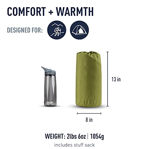 SEATO SUMMIT AMSICML Colchoneta autohinchable Camp L Oliva, Unisex, Verde, Grande