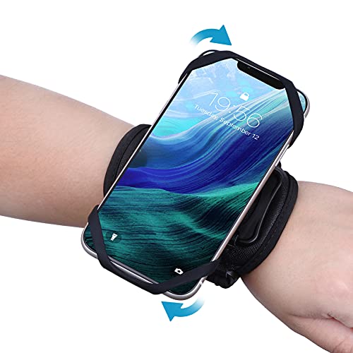 SenMore Brazalete Deportivo para Poco X3 Pro/Redmi Note 10/9/8 Pro/Redmi 9 / Samsung Galaxy M11/A21S, Rotación de 360​​° y con Bolsillito Airpods Brazalete de antebrazo Movil