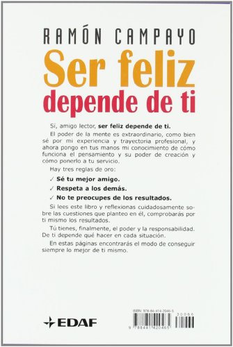 Ser Feliz Depende De Ti (Psicología y Autoayuda)