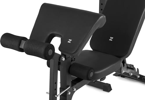 Set Superset de Banca de Pesas Olímpica Zipro: Banco con Beinentwickler, Curlpult y Soporte, Ajustable con Capacidad de 270kg, Estación de Entrenamiento Multifuncional con Respaldo y Cojín de Asiento