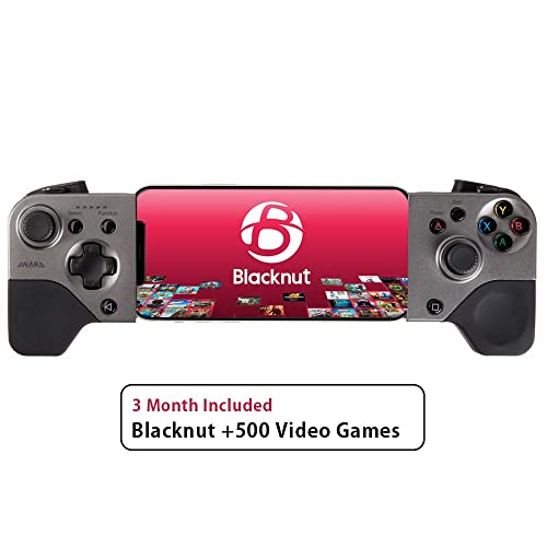 SHAKS S5b Controlador de gamepad inalámbrico para Android, Windows, iOS y X-Cloud, Stadia, GeForce - juegos para móvil portátil, impulsado por Qualcomm, 8H de uso. App de Mapeo