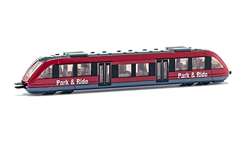 siku 1646, Tren de cercanías, Metal/Plástico, 1:87, Rojo, Combina con otros juguetes SIKU