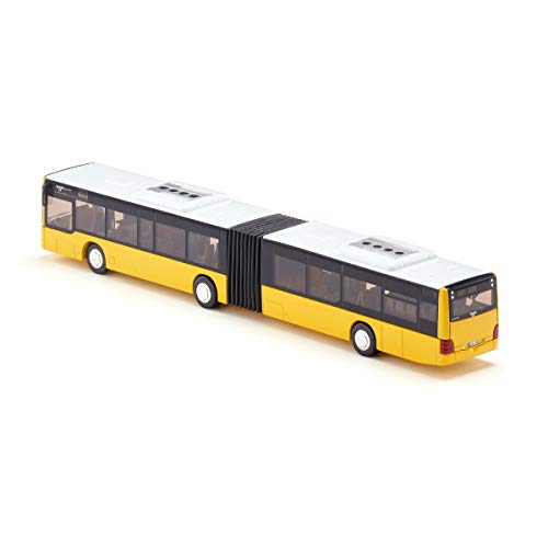 siku 3736 Bus articulado, Neumáticos de goma, Puertas funcionales, 1:50, Metal/Plástico, Amarillo