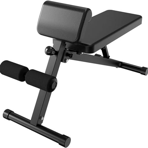 Silla romana Silla Romana Banco De Hiperextensión Plegable Equipo De Ejercicio Banco De Extensión De Respaldo Ajustable De Alta Resistencia para Gimnasio En Casa, Carga 200 Kg Banco de gimnasio