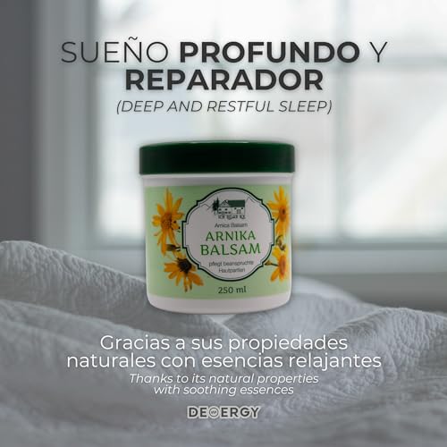 Sin Dolor Crema Arnica Antiinflamatoria con Aceites Naturales. Ideal Masajes Musculares y Articulares. Alivio Del Dolor y tensión de Articulaciones Y Músculos, Con Efecto Relajante, Producto Aleman.