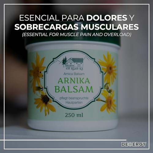 Sin Dolor Crema Arnica Antiinflamatoria con Aceites Naturales. Ideal Masajes Musculares y Articulares. Alivio Del Dolor y tensión de Articulaciones Y Músculos, Con Efecto Relajante, Producto Aleman.