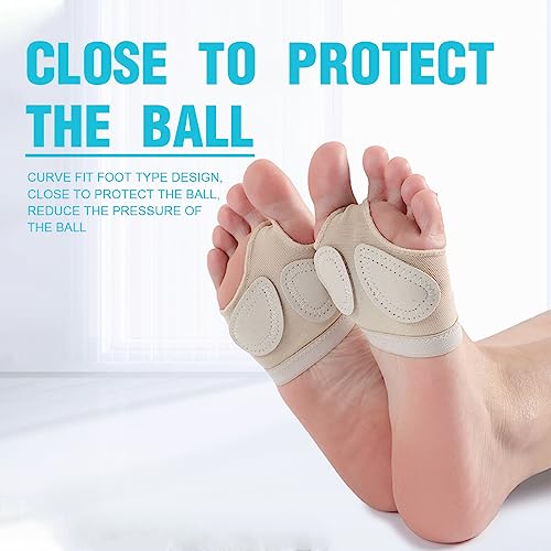 SJBAUTYO 2 pares Almohadillas para danza NIÑOS Y ADULTOS,Almohadillas anti-derrp antes depie para danza clásica/ballet/yoga/gimnasia/jazz moderno-protección para pies,S