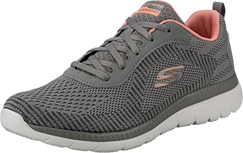 Skechers Bountiful Purist, Zapatillas Mujer, Grey, 38 EU