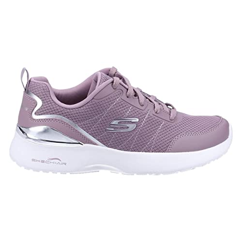 Skechers SKECH-AIR DYNAMIGHT THE HALCYON, Zapatillas para Mujer, Lavender Mesh / Silve Trim, 37 EU