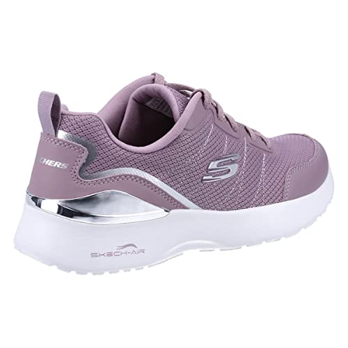 Skechers SKECH-AIR DYNAMIGHT THE HALCYON, Zapatillas para Mujer, Lavender Mesh / Silve Trim, 37 EU