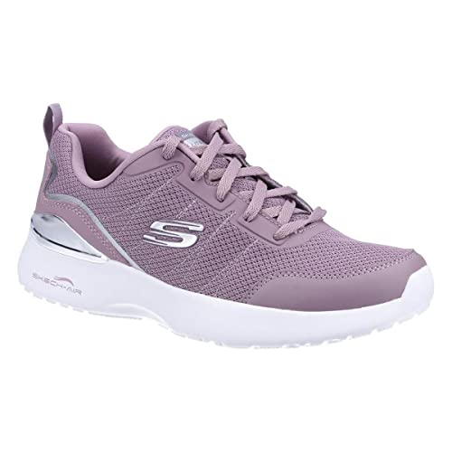 Skechers SKECH-AIR DYNAMIGHT THE HALCYON, Zapatillas para Mujer, Lavender Mesh / Silve Trim, 38 EU