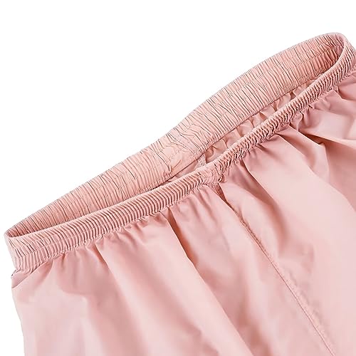 s.lemon Pantalon Calentamiento Ballet,Mujer Cintura Elástica Largo Pantalones Calentadores para Ballet Rosa S