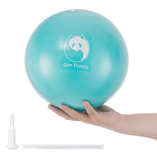 Slim Panda Pelota de Pilates 23cm, Antiexplosión Antideslizante PVC Pelota de Gimnasia, Soft Balones de Yoga para Terapia Geriátrica, Domicilio, Fitness, Entrenamiento del Equilibrio